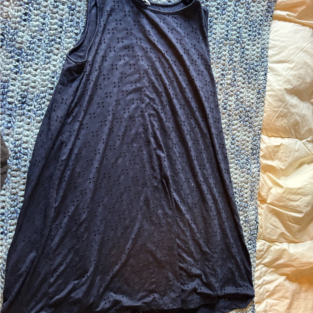 Market & Spruce Navy Midi Dress